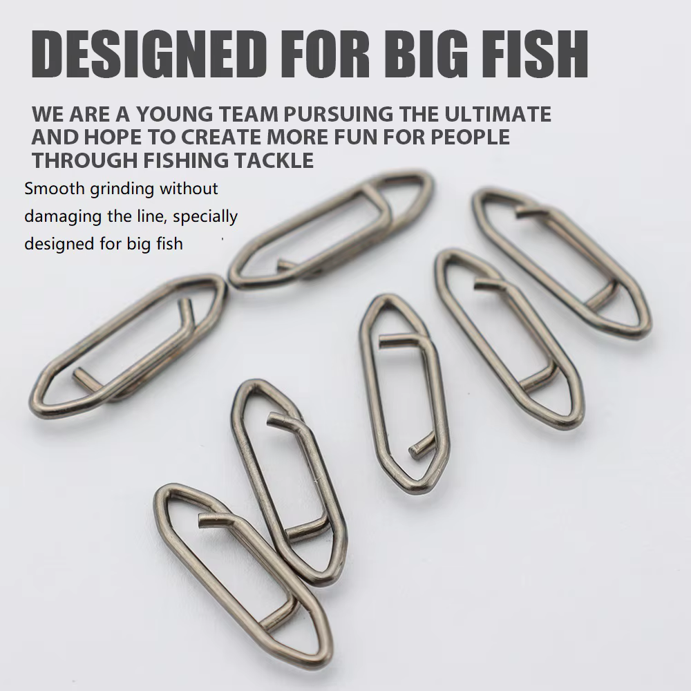 Snap swivel acero inoxidable para pesca con enclavamiento giratorio - imagen 4