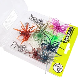 FREE FISHER Señuelos blandos Erizo de mar Neko peludos