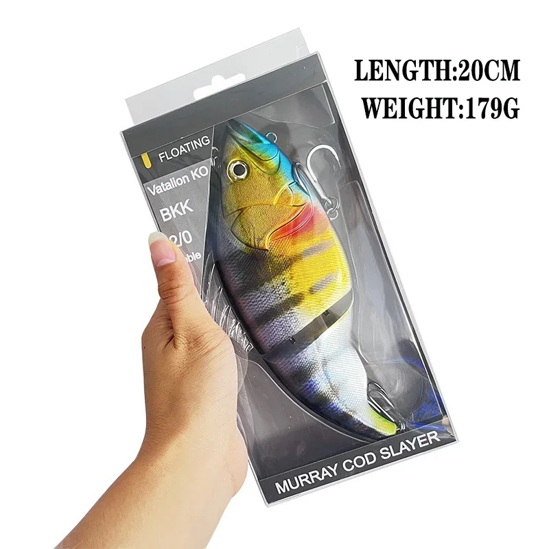 Vatalion Megaboss Swimbait 200F — Señuelo flotante articulado - imagen 2