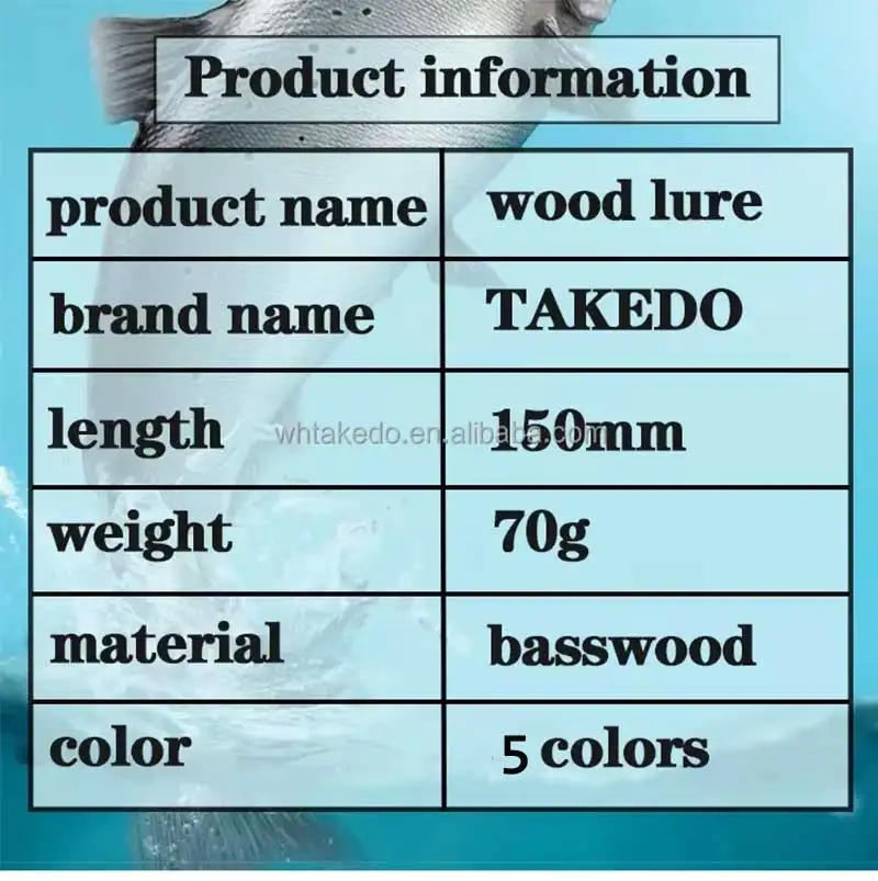 TAKEDO YJM6 popper de madera