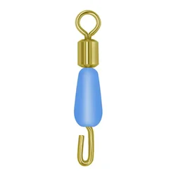 Broches giratorios cambio rápido silicona antienredos para agua salada