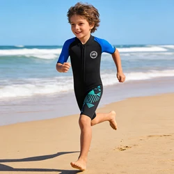 Traje de neopreno infantil de una pieza con protección cutánea