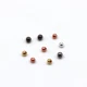 Jig Head Ninfa atado con cuentas compensadas Off Beads para mosca