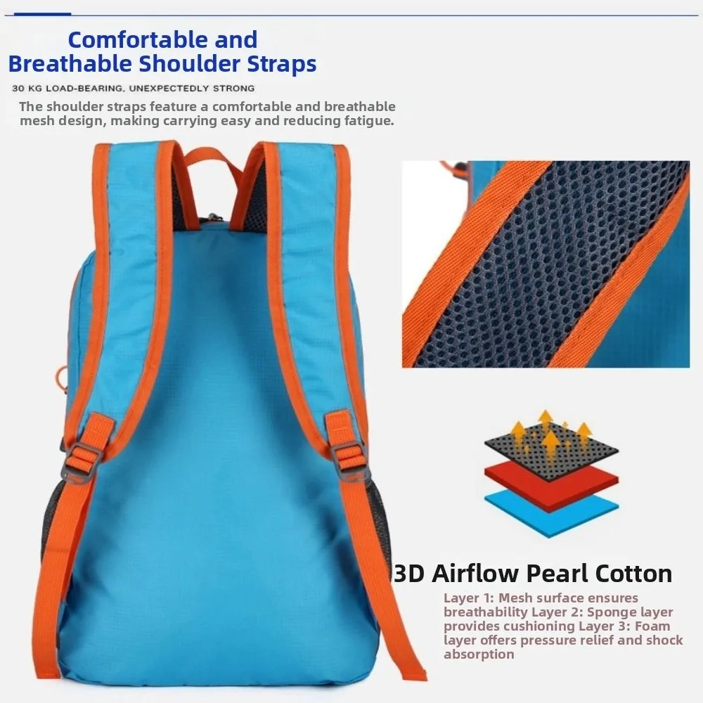Mochila impermeable plegable ultraligera para pesca y viaje - imagen 2