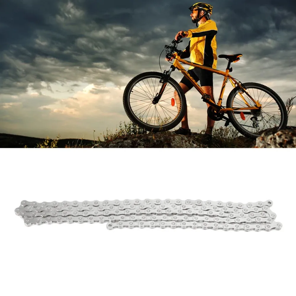 Cadena de bicicleta de acero aleado para carretera y montaña - imagen 4