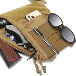 Bandolera antirrobo pecho bolsillo sigilosa para pesca deportiva