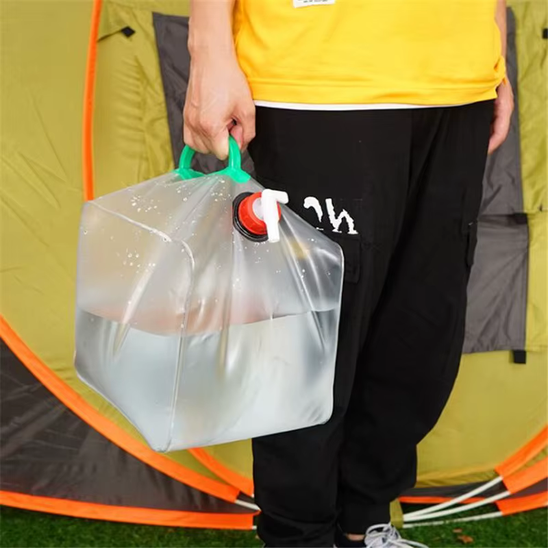 Bolsa de agua plegable gran capacidad – Depósito portátil para camping - imagen 4