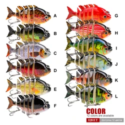 Señuelo crankbait articulado rígido Proberos de segmentos para pesca