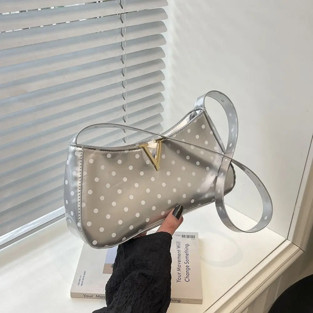 Bolso bandolera de PU con lunares y cierre de cremallera - imagen 3