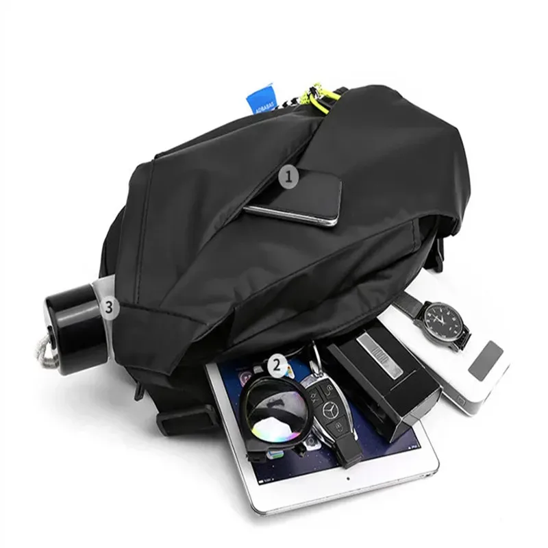 Bolso de cintura impermeable nylon para pesca gran capacidad - imagen 4