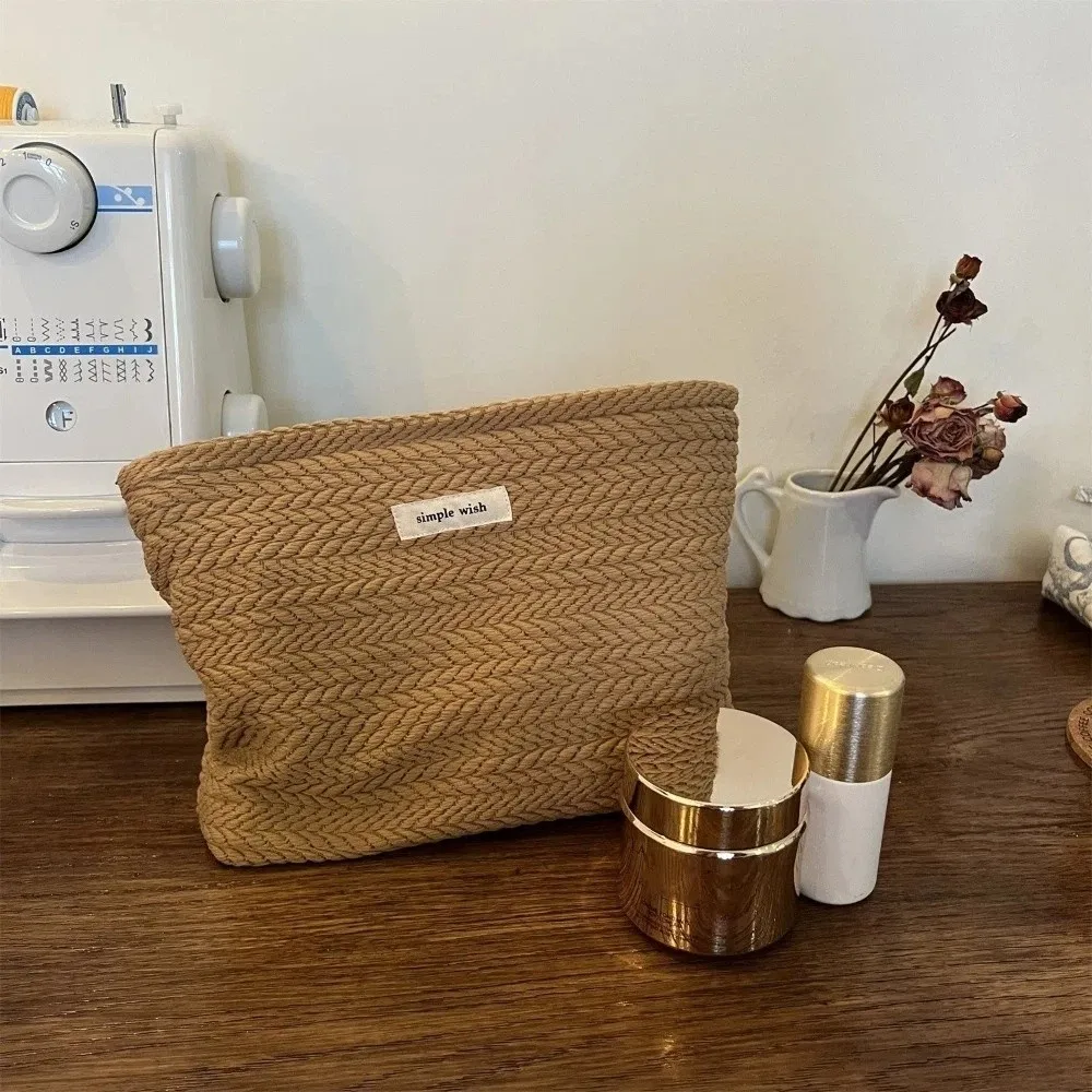 Bolsa de cosméticos de tela para exteriores
