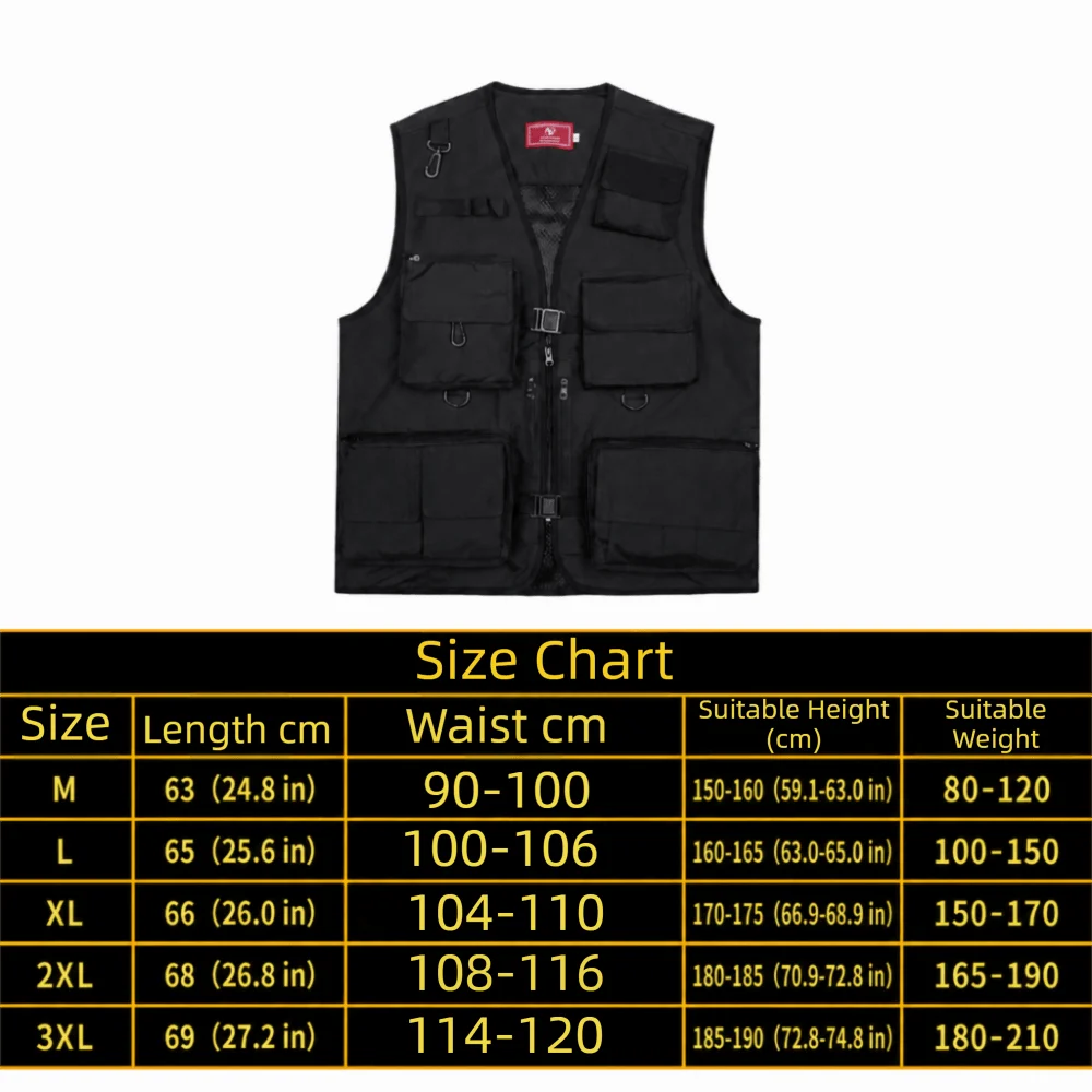 Chaleco de pesca impermeable transpirable ligero, secado rápido - imagen 5