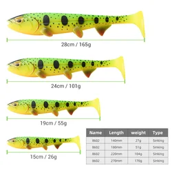 Noeby Pro Swimbait - Señuelo blando para lucio