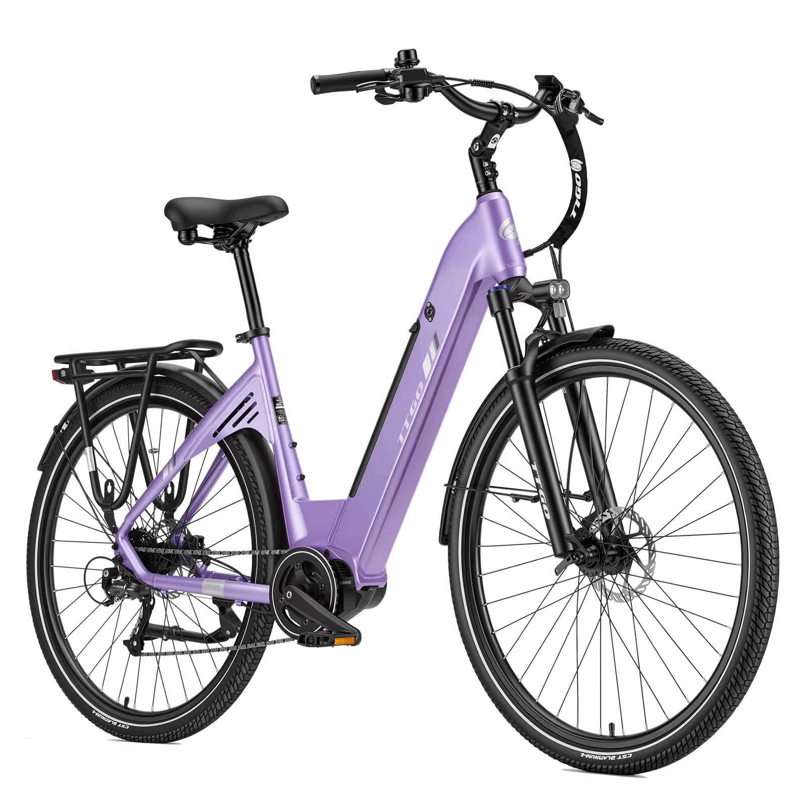 Bicicleta eléctrica Bafang con motor central y ruedas de 28 pulgadas