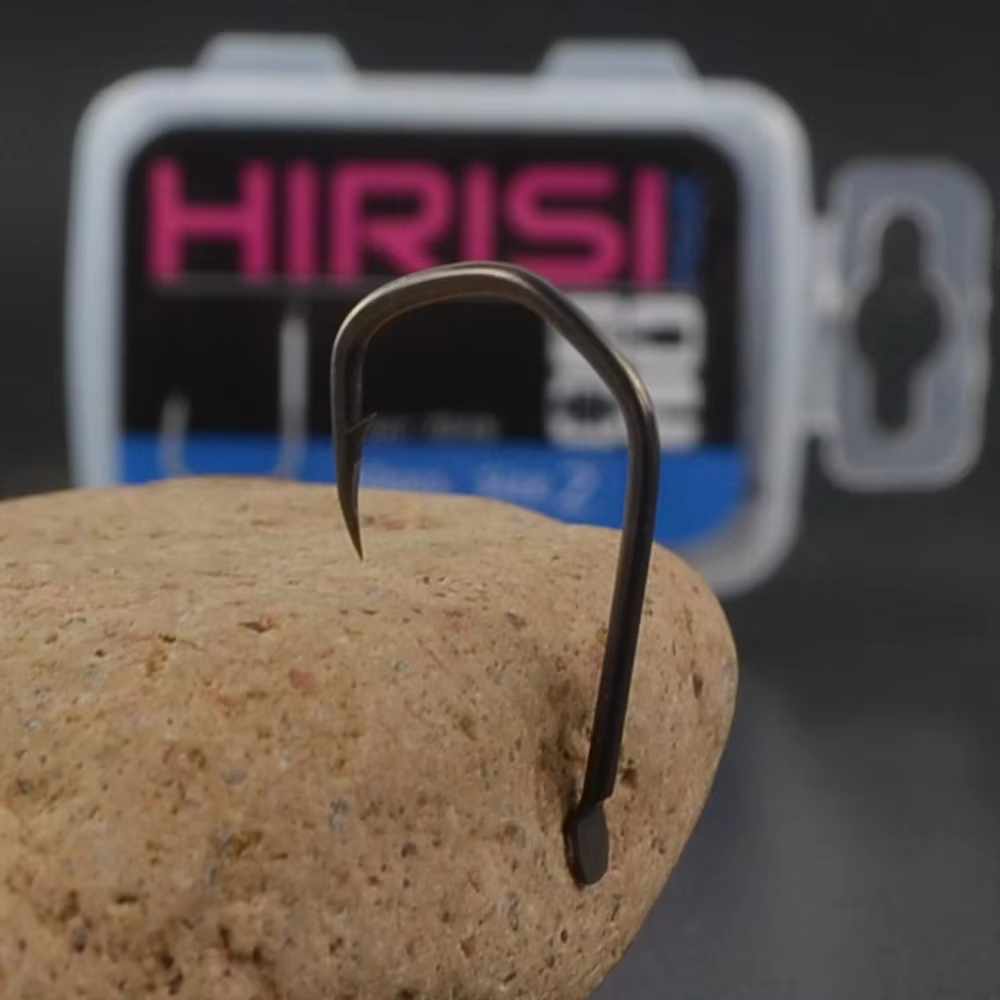 Anzuelos Hirisi para Carpa con Micropúas – Acero Alto Carbono - imagen 4