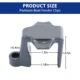 Clips antirrobo para defensas de barco ABS con ajuste - imagen 3