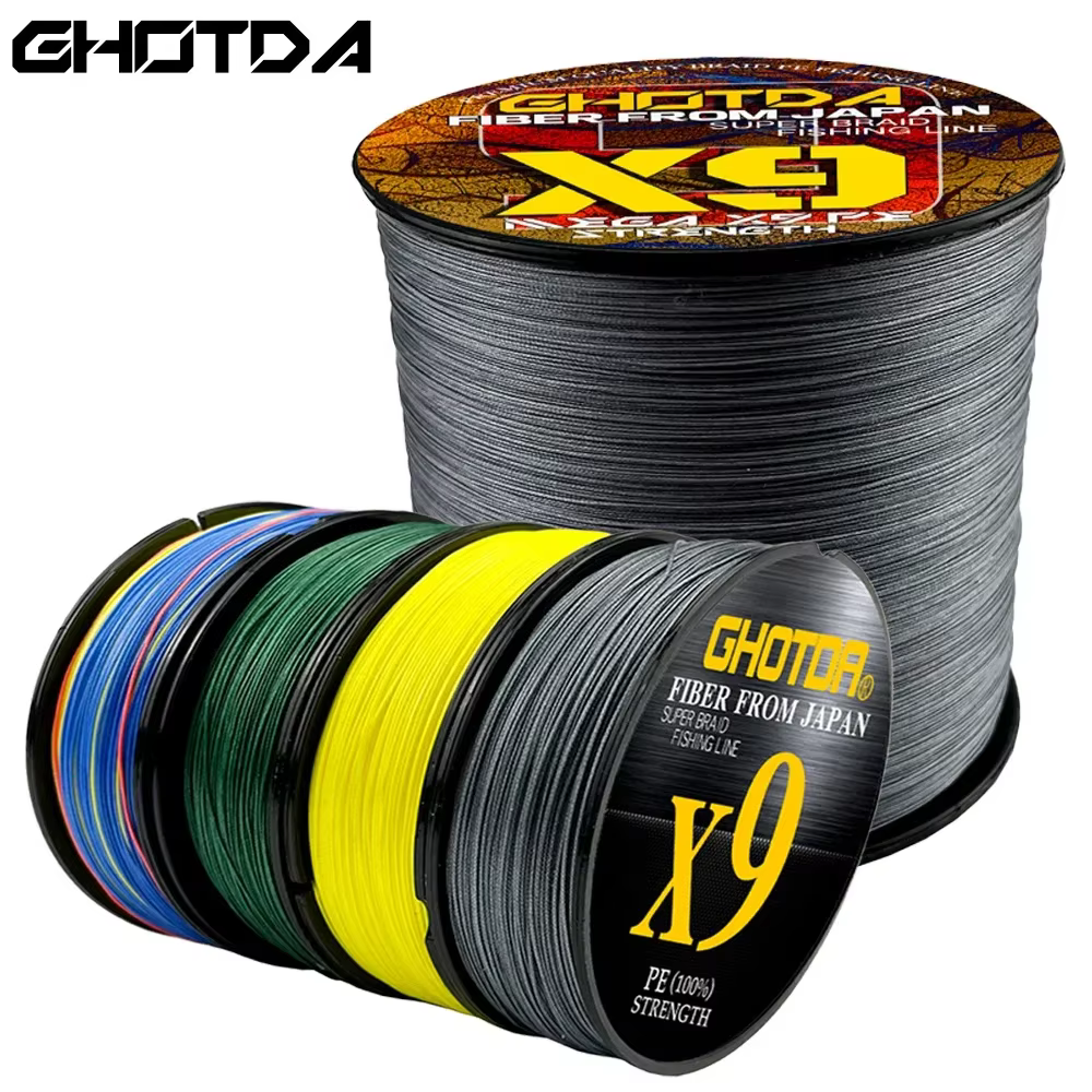 GHOTDA X9 Sedal trenzado marino resistente para pesca en agua salada - imagen 4