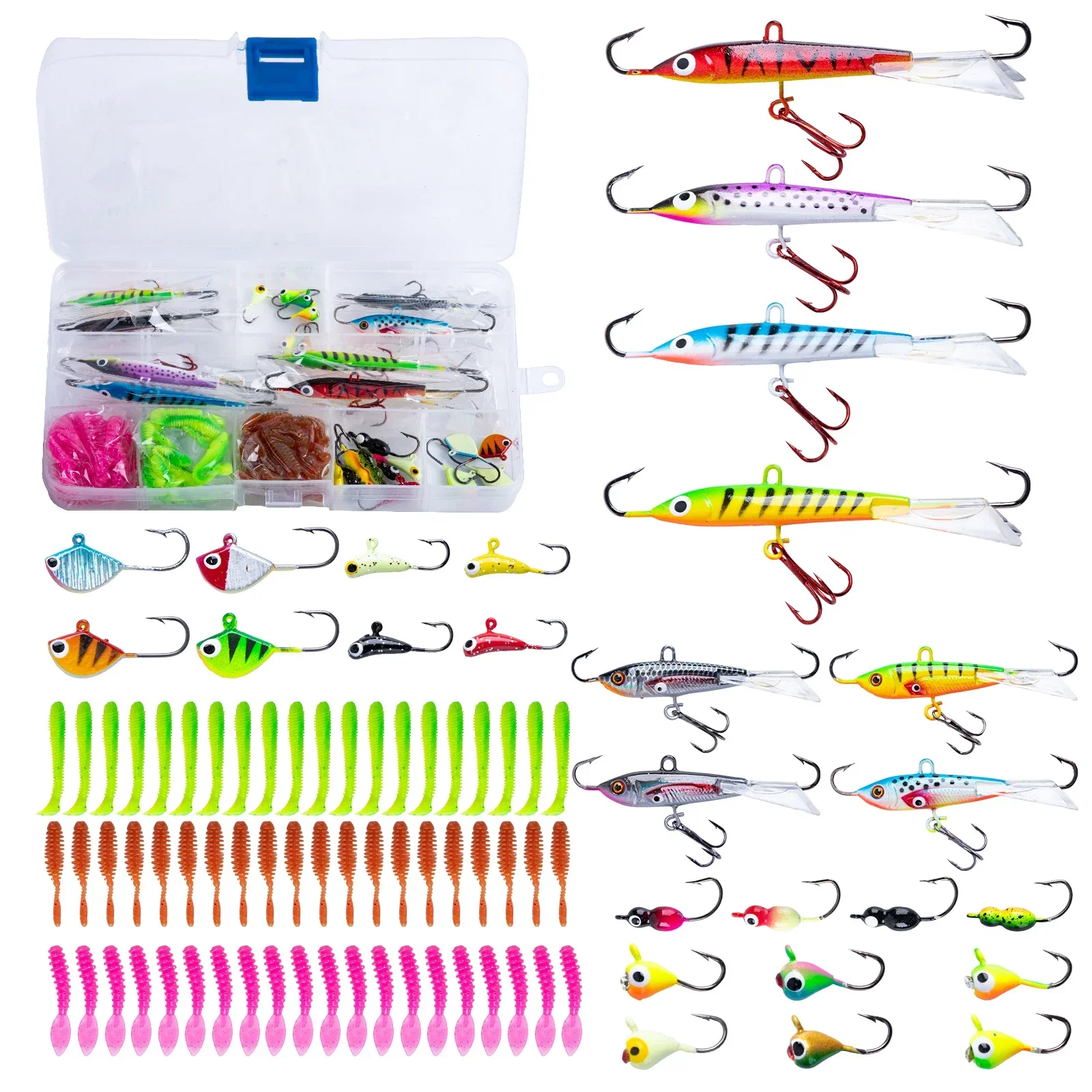 Jigs y señuelos para pesca en hielo