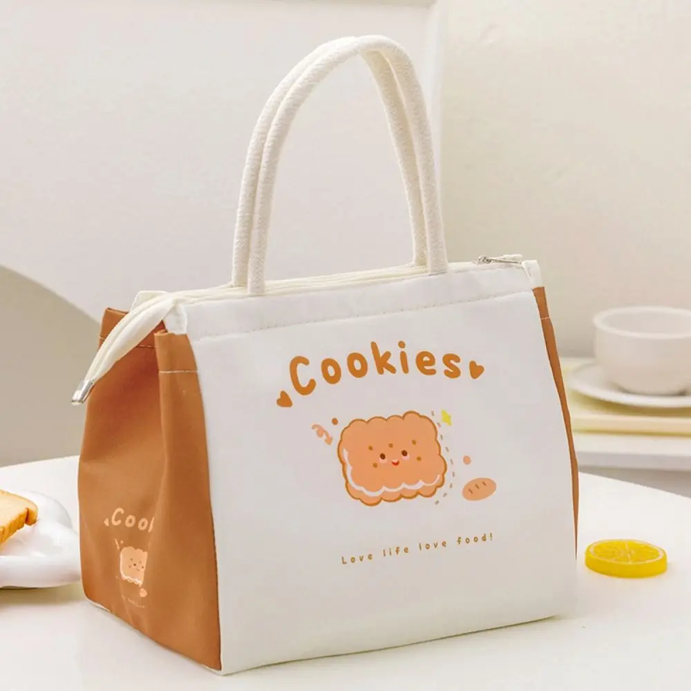 Bolsa térmica portátil multiusos grande con dibujos para almuerzo - imagen 2