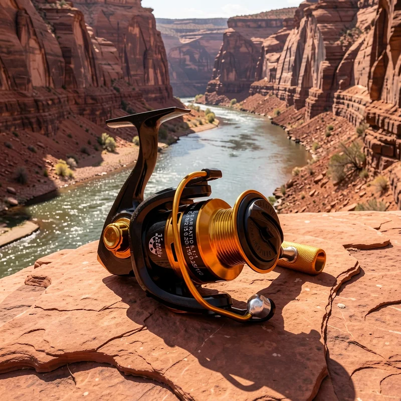 Carrete baitfeeder giratorio de cuerpo metálico para lubina - imagen 3