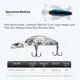 Micro wobblers Minnow duros de buena acción para lubina y lucio - imagen 4