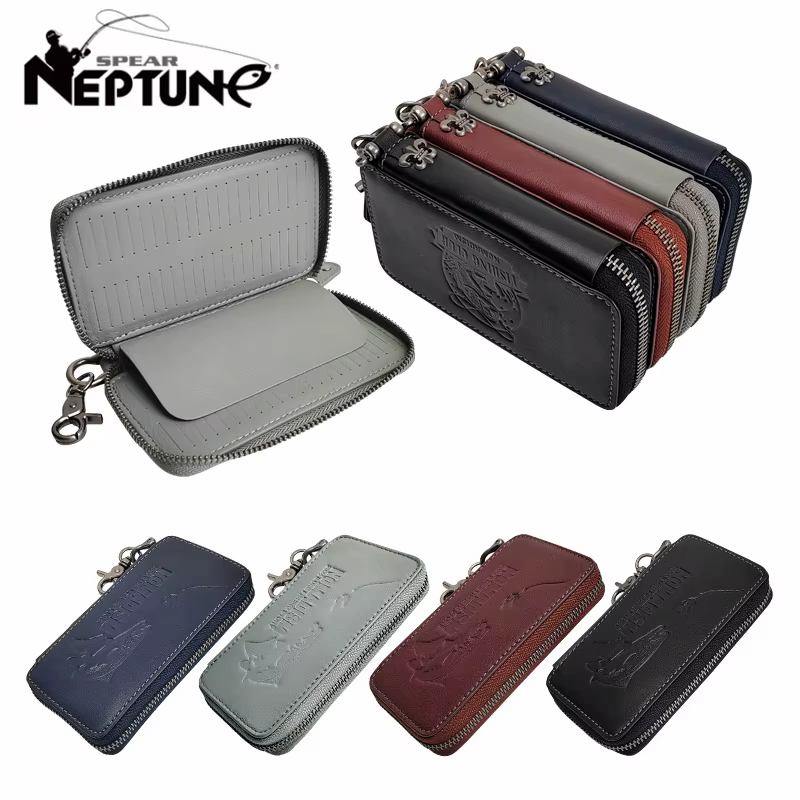 Estuche rígido pesca portátil para cebo, anzuelos tácticos y Jig Head