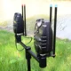 Barra de protección para alarmas de pesca carpa con luz LED Hirisi SN4