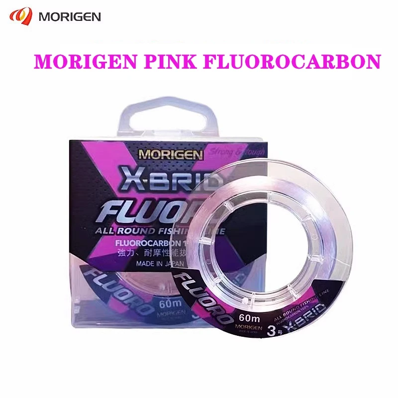 Línea de pesca fluorocarbono MORIGEN X-BRID 100% original Japón
