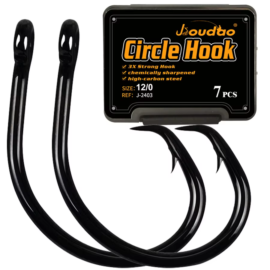 Anzuelos Compensados Circle Hook – Atún y Big Game en Agua Salada - imagen 3