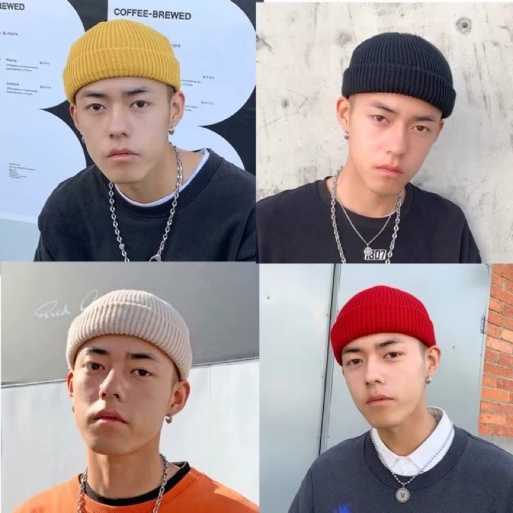 Gorro de pescador coreano con brida – Ideal otoño e invierno