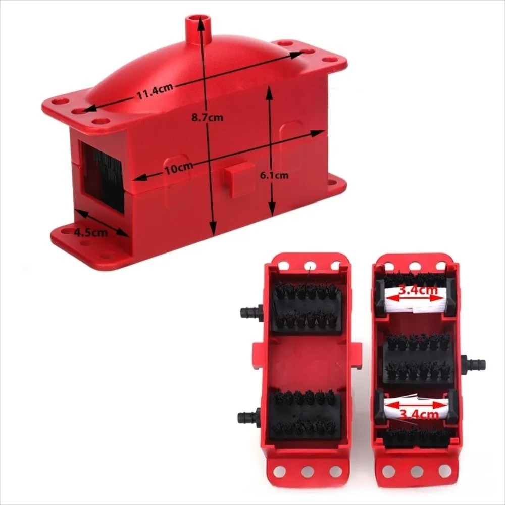 Limpiador de cadena universal portátil con lubricante para bici - imagen 3