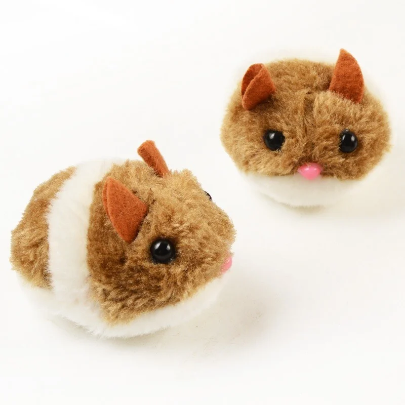 Juguete para Hámster – Ratón Mecánico Interactivo con Peluche Seguro
