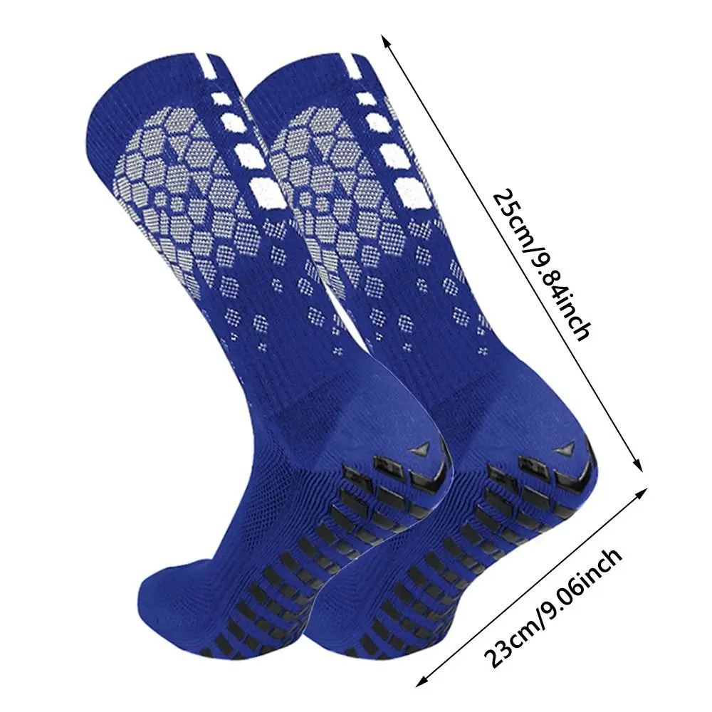Calcetines deportivos antideslizantes con agarre de silicona