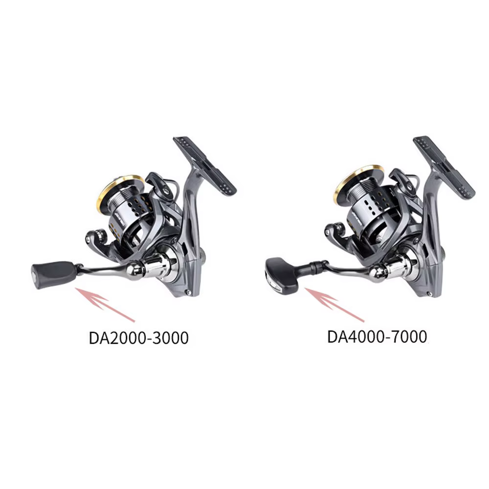 Carrete serie DA 2000-7000 – 3+1 BB, rodamientos metal, arrastre 15kg - imagen 5
