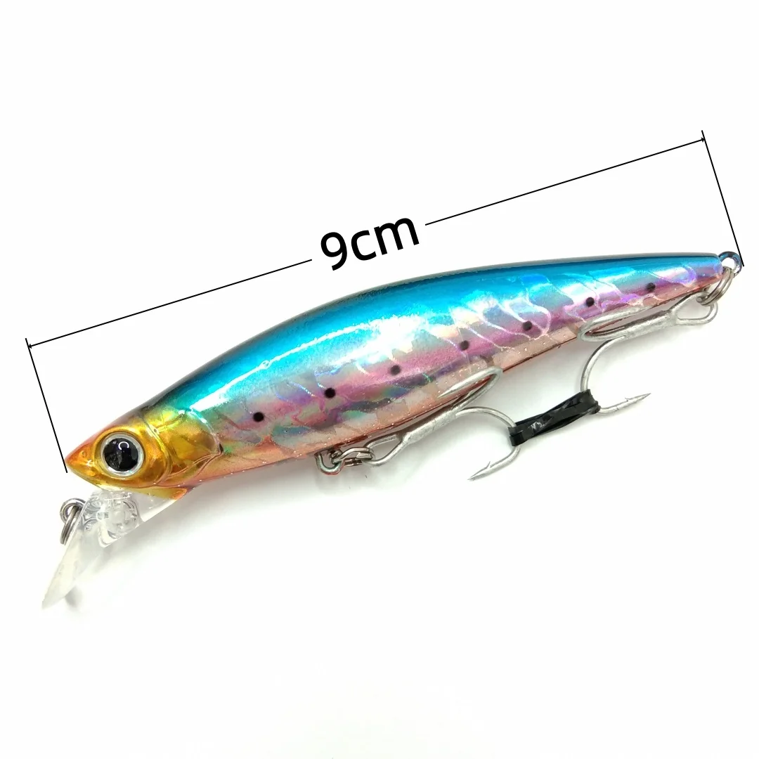 Swolfy Jerkbait Minnow hundible para lanzamiento largo wobbler - imagen 3
