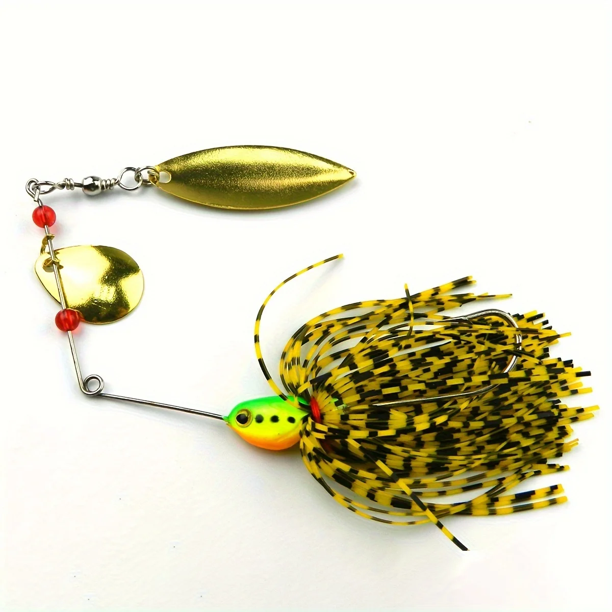 Spinnerbait en acción bajo el agua