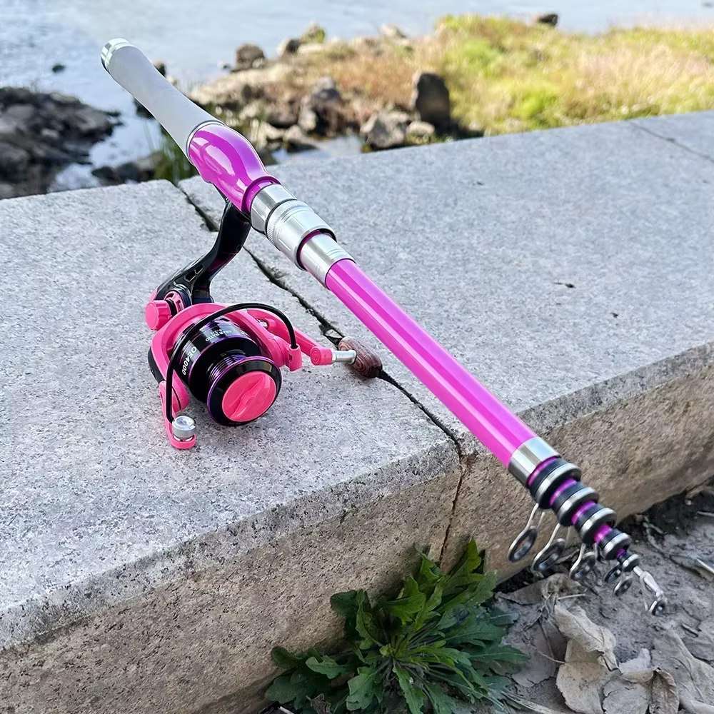 Combo caña y carrete para pesca de trucha – Fibra de carbono - imagen 3