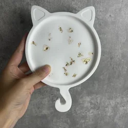 Molde de silicona DIY para decoración navideña con astas de alce y gato