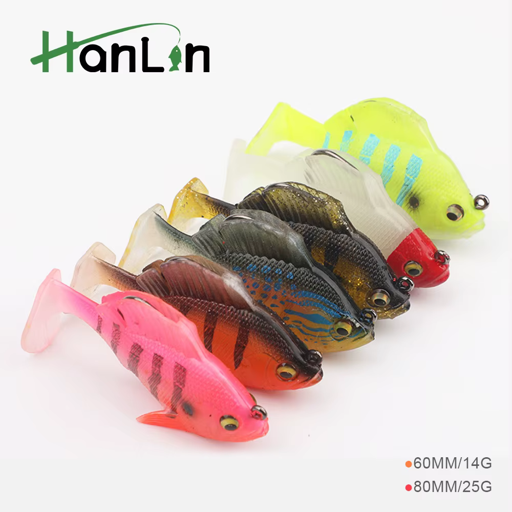 Hanlin swimbaits Bluegill con lentejuelas 360 para Sunfish y Bass - imagen 3