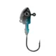 Anzuelo jig head de invierno con cabeza de plomo y cebo metal - imagen 5