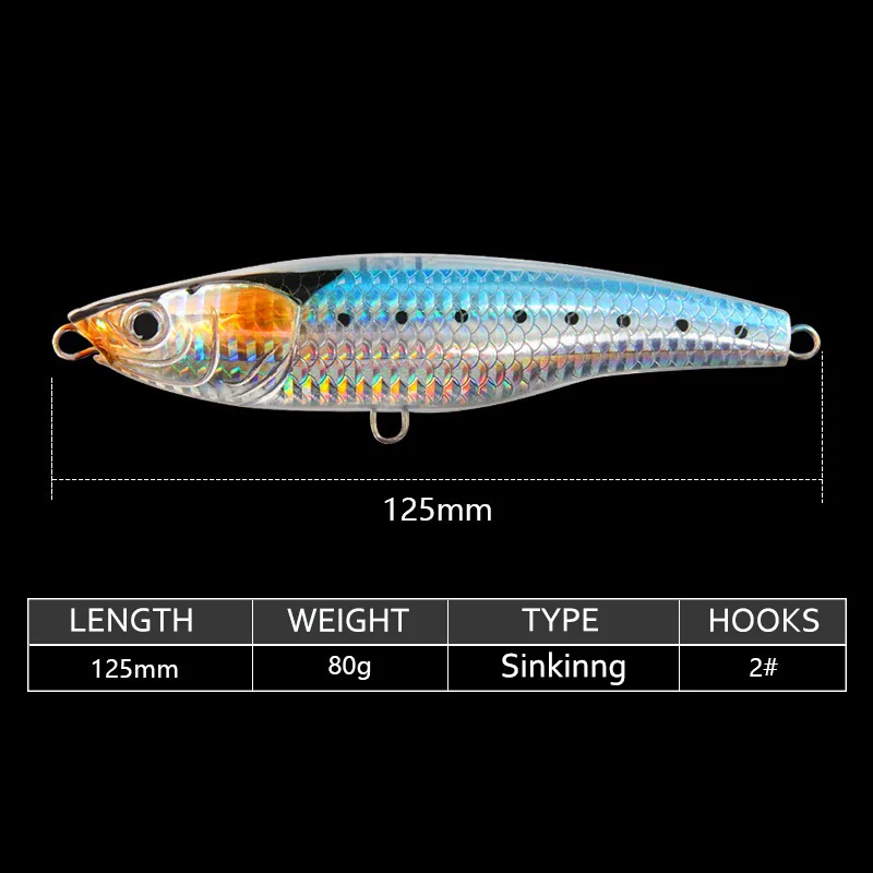 Señuelo lápiz hundible para pesca de altura – Cebo duro de gran juego - imagen 2