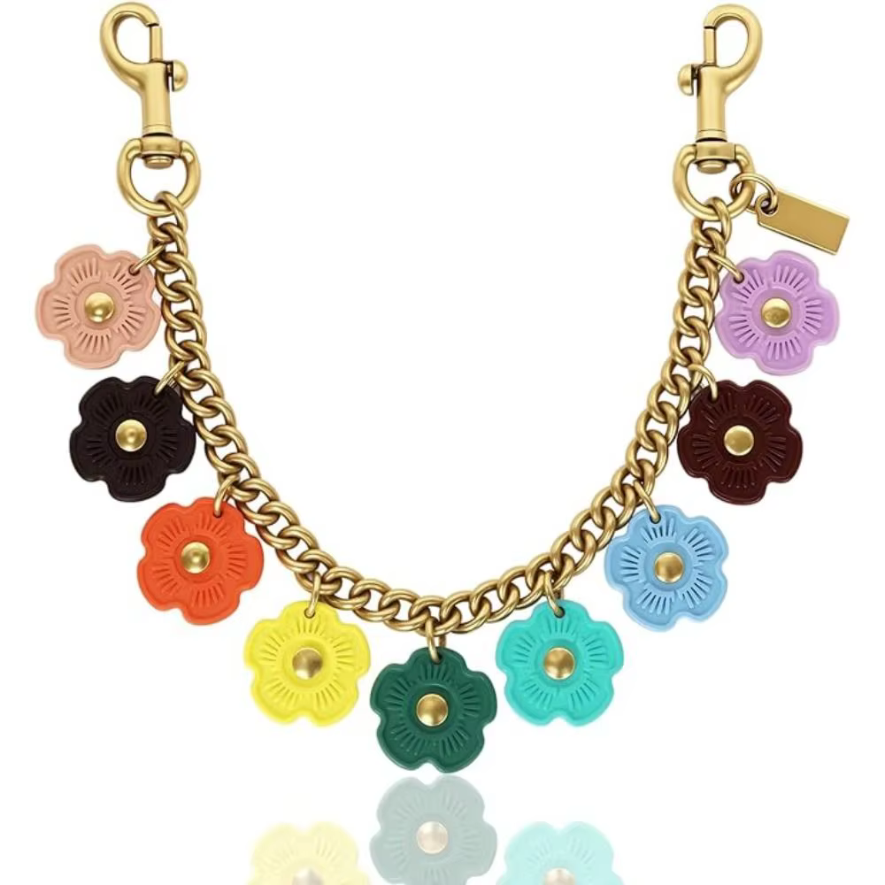 collar decorativo para bolso con cierre metálico resistente