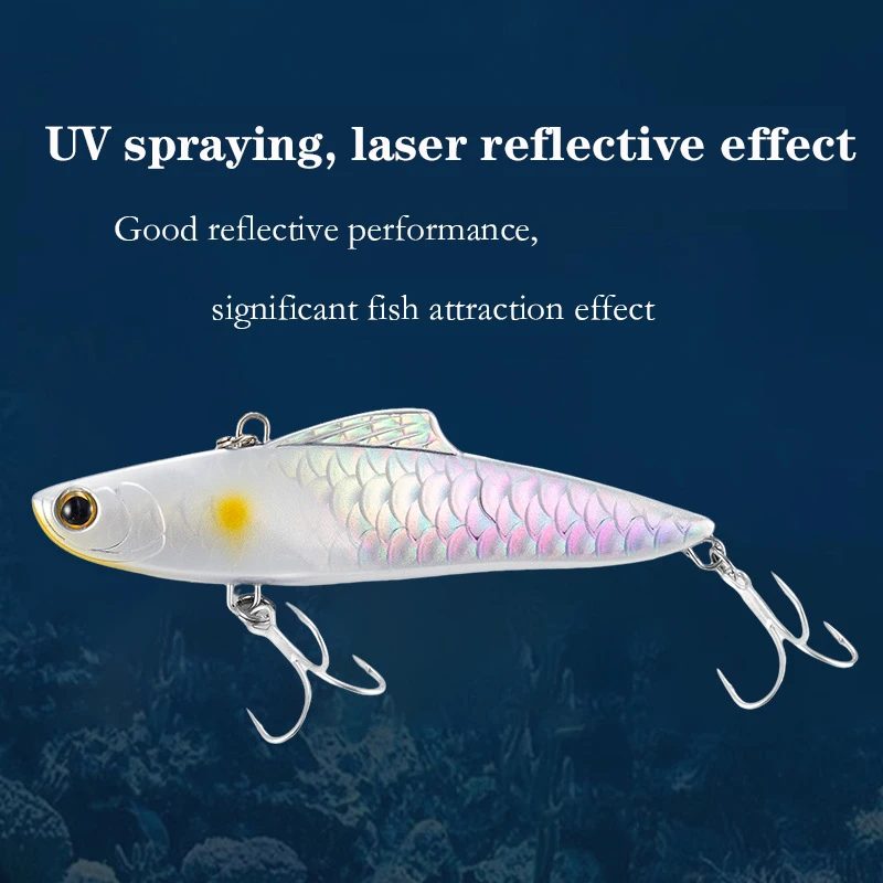 Wobbler UV sinking para lucio – Vibración invernal - imagen 4