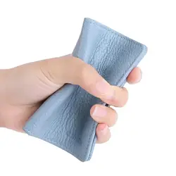 Portatarjetas universal de cuero PU con múltiples ranuras para tarjetas