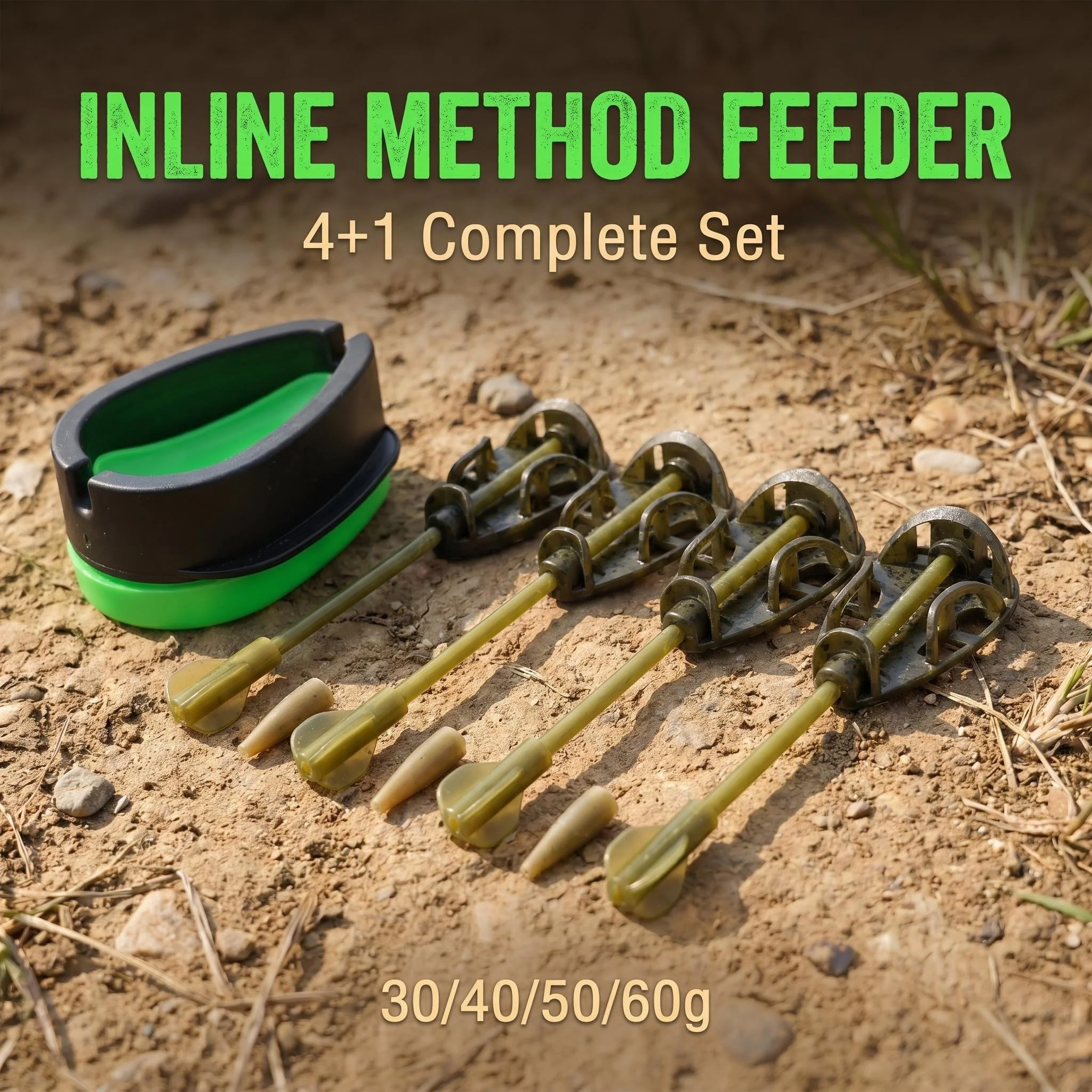 Cestas y moldes para feeder de carpas F116