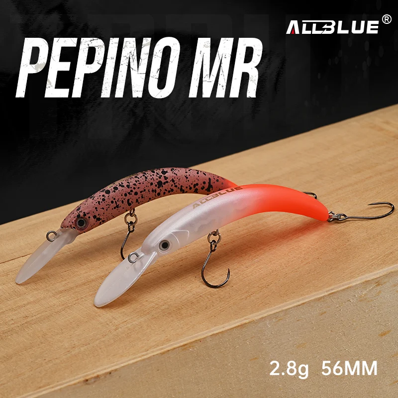 ALLBLUE PEPINO MR Crankbait flotante wobbler para trucha - imagen 4