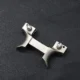 Cabeza de tirachinas de aleación de zinc plateada ligera - imagen 2