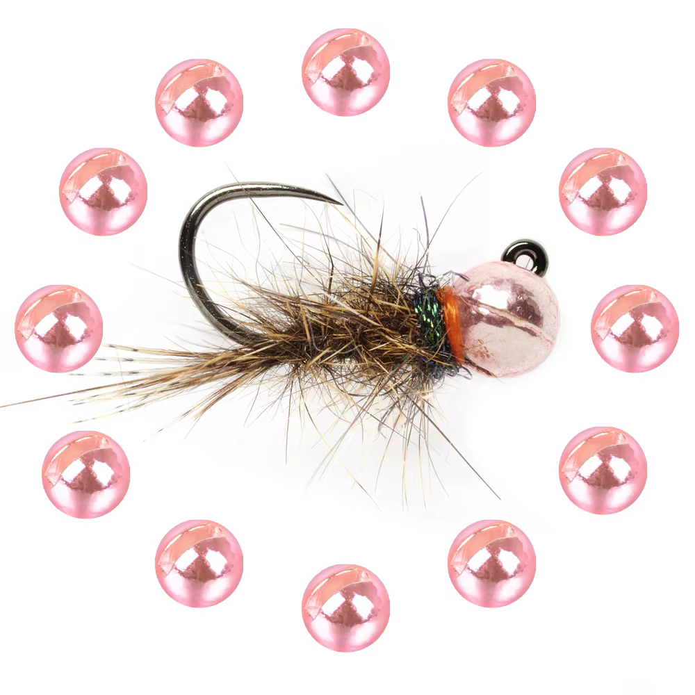 Muunn Cuentas de Tungsteno Ranuradas para Pesca con Mosca - imagen 5