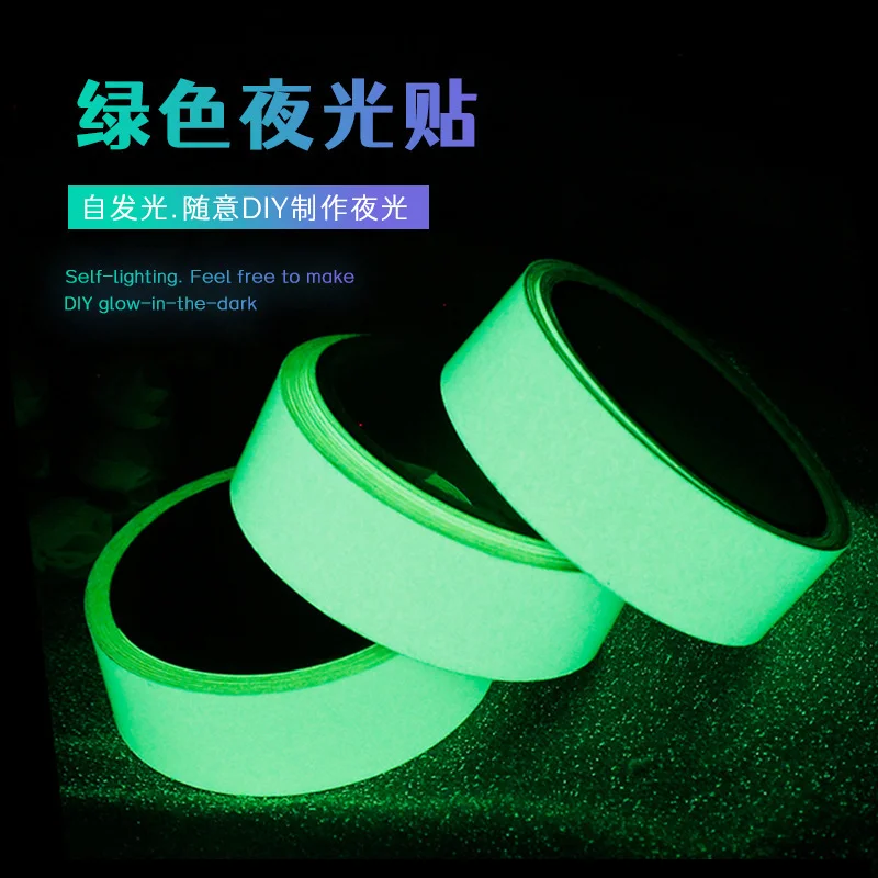 Cuentas luminosas y cinta fluorescente para rigs Texas y Drop Shot