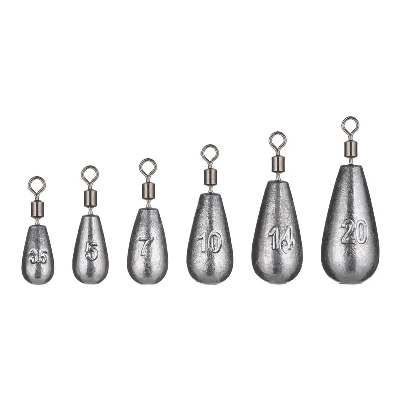 Plomos Gota de Agua Drop Shot – Pesas Accesorios Aparejos - imagen 3